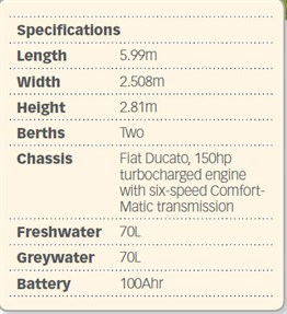 Auto -Trail -V-line -specifications