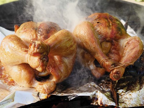 Weber -roast -chicken