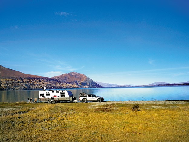 Round Bush Reserve DoC Camp embraces all the beauty, majesty and seclusion of Lake Ohau in the Mackenzie Basin