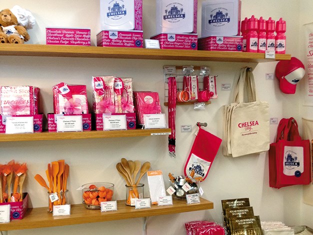Products for purchase at Chelsea Visitor Centre.jpg