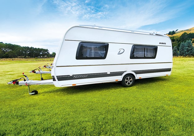 The Nomad 490 EST from Dethleffs is available through Central RV in Taupo