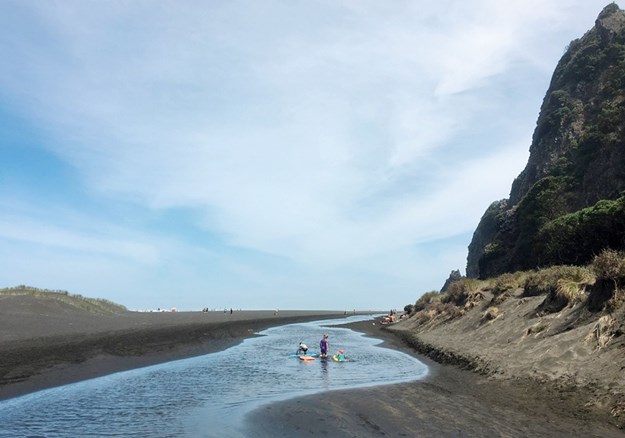 Piha is a popular place for families and surfers.jpg