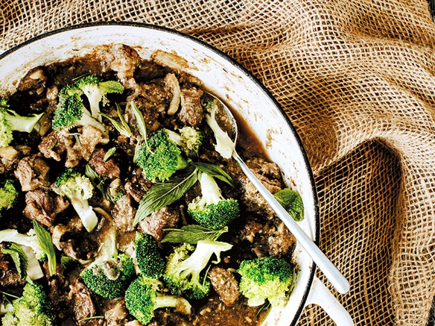 Slow cooked lamb and garlic stew with broccoli.jpg