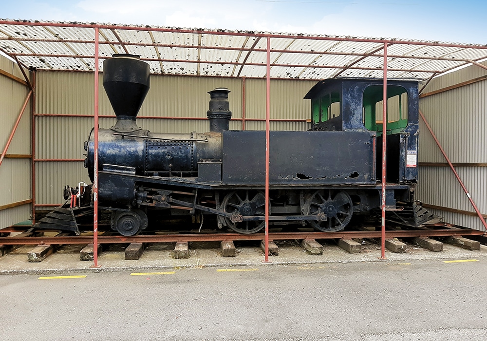 NZMCD Locomotive at Helensville Railway Station