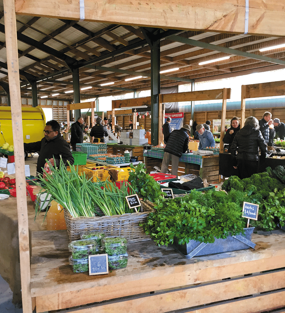 NZMCD Fresh produce at the market