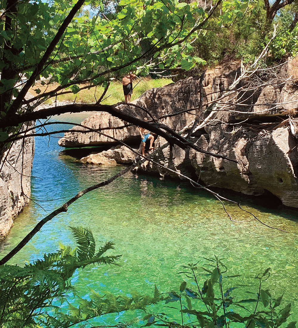 One of the many picture-perfect swimming holes